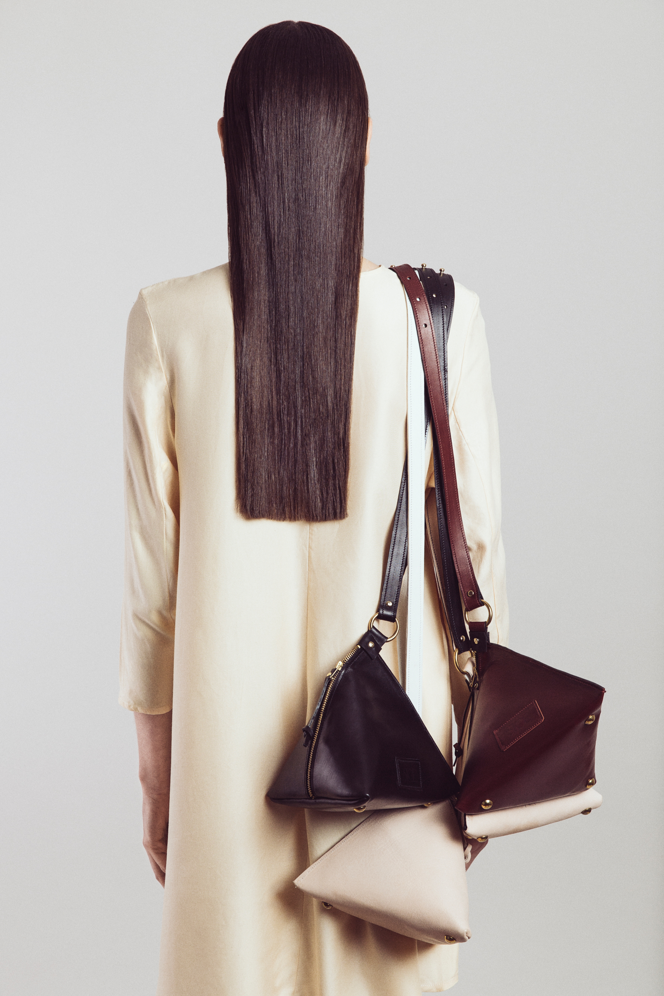 Handbag label SLOE by Robin Kater. Model Rebecca Munro @ M4 Models . Hair & Make Up by Sofie Uehla, Design by Antonia Siegmund and Art Direction by Matthias Last @ studio last 